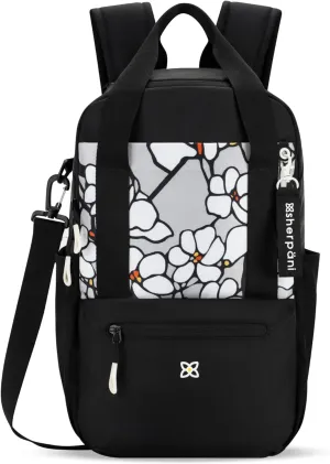 Sherpani Camden, Convertible Backpack, 3 in 1 Tote Bag, Women Crossbody Bag, Cross Body Purse, 21L Travel Backpack, Travel Gifts for Mothers Day 2025, RFID Protection, Fits 15” Laptop (Magnolia)