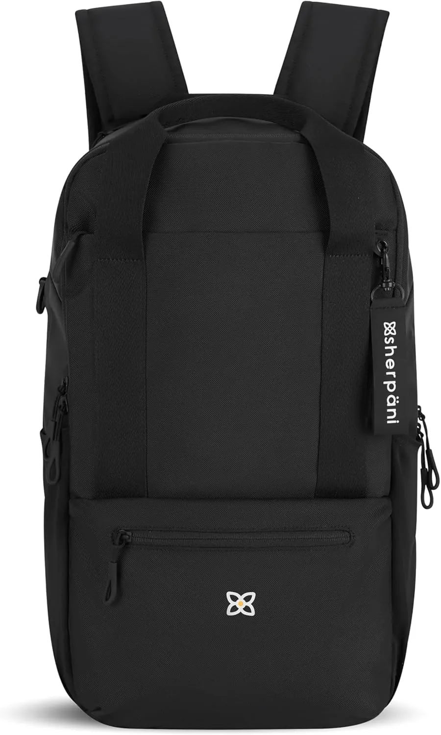 Sherpani Camden, Convertible Backpack, 3 in 1 Tote Bag, Women Crossbody Bag, Cross Body Purse, 21L Travel Backpack, Travel Gifts for Mothers Day 2025, RFID Protection, Fits 15” Laptop (Raven)