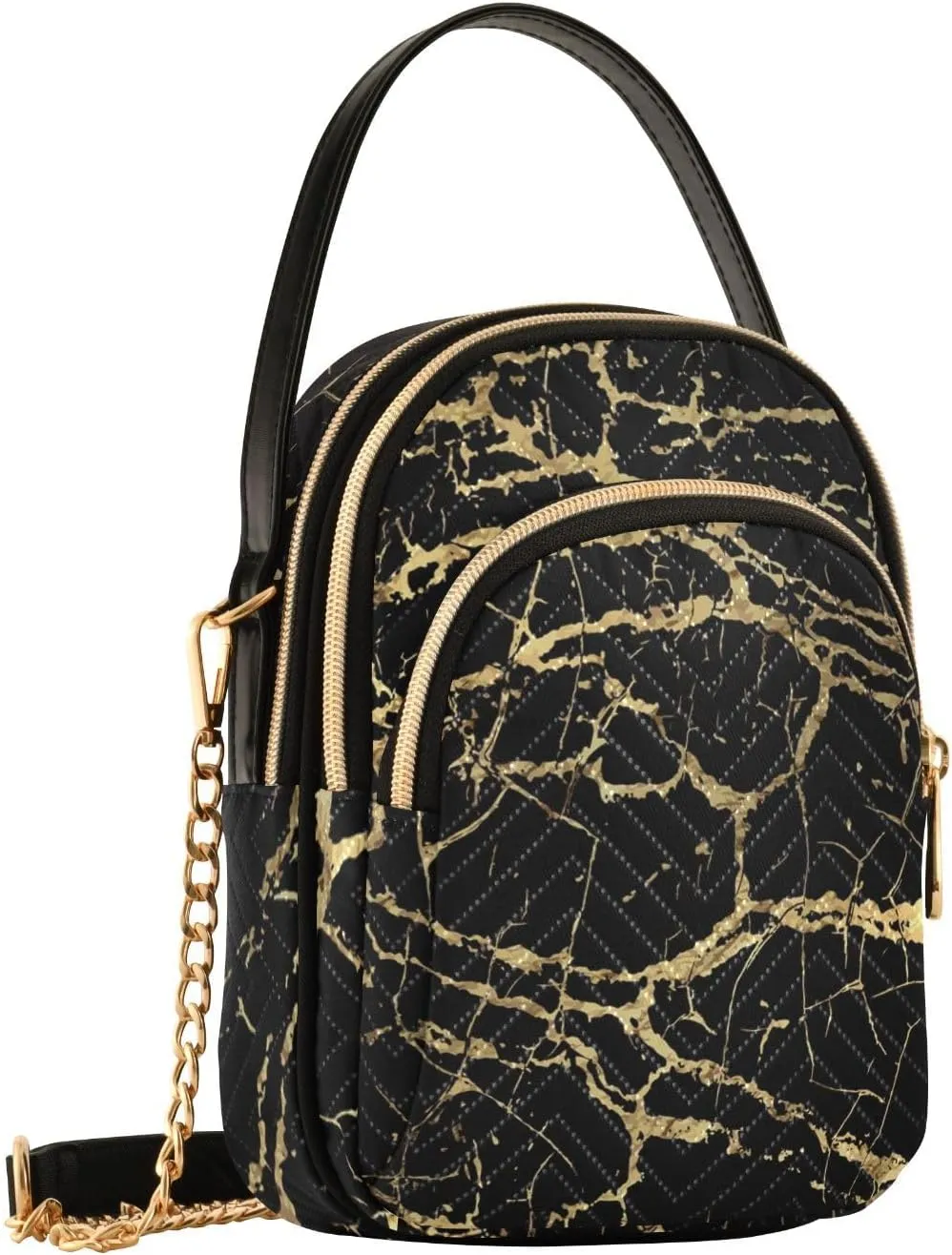 Shiny Glitter Lavender Women's Crossbody Bag, Women's Purses and Handbags Cross Body Bag for Woman