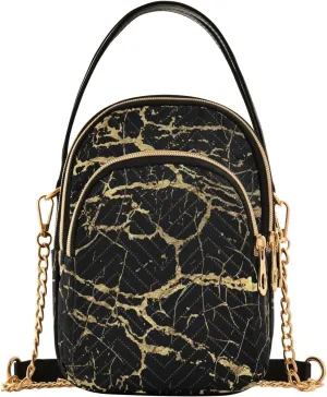 Shiny Glitter Lavender Women's Crossbody Bag, Women's Purses and Handbags Cross Body Bag for Woman