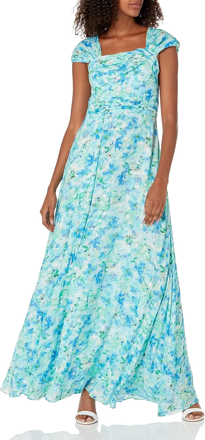 Shoshanna Women's Whitley Off The Shoulder Floral Gown