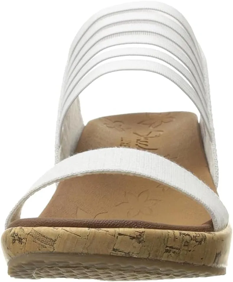 Skechers Women's Beverlee Smitten Kitten Wedge Sandal
