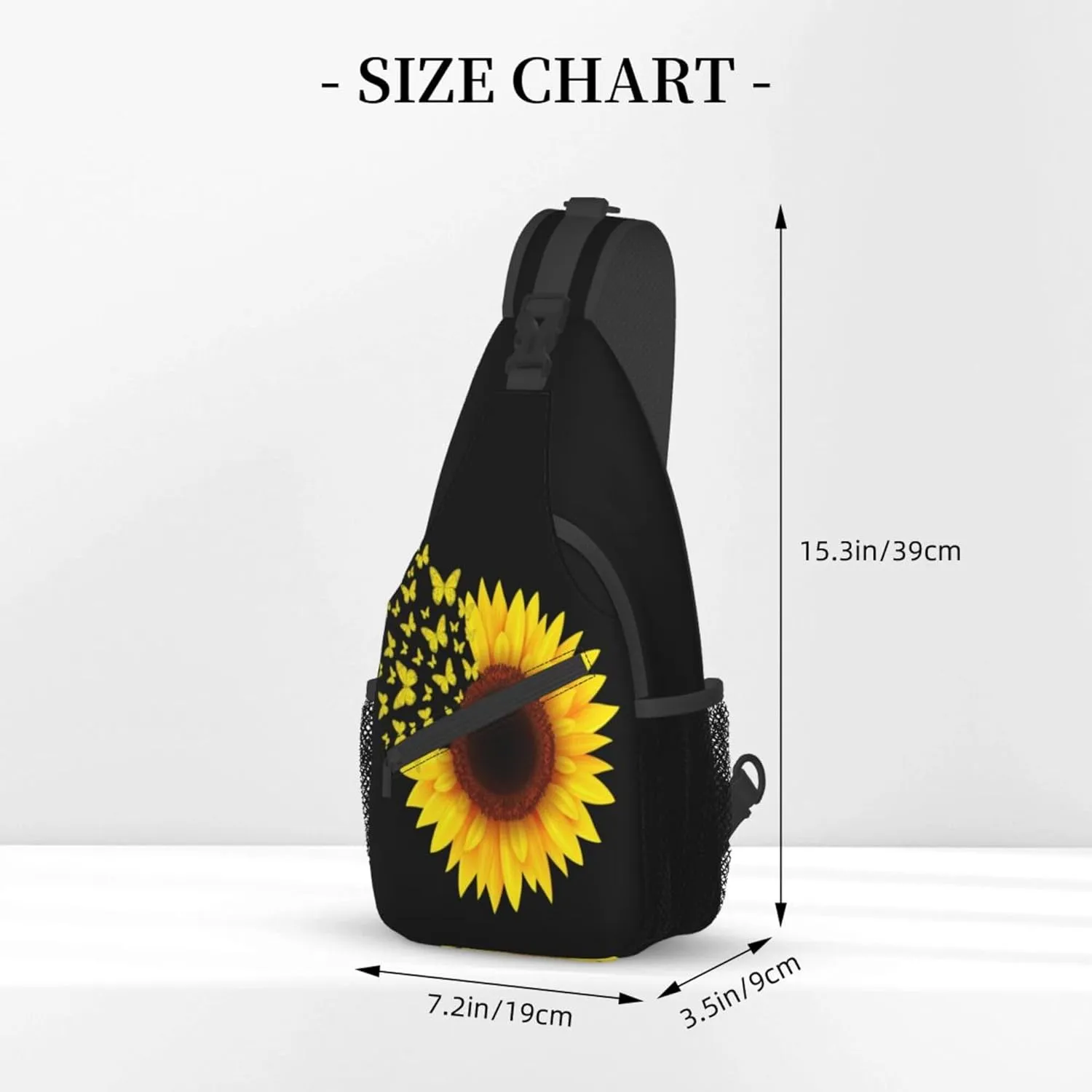 Sling Backpack Crossbody Shoulder Bag For Women Men Sling Bag Purse Travel Hiking Chest Bag Daypack Unisex