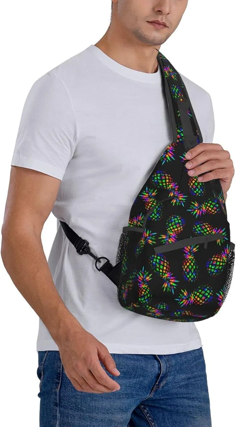 Sling Backpack For Men Hiking Daypack Crossbody Shoulder Bag Travel Chest Pack