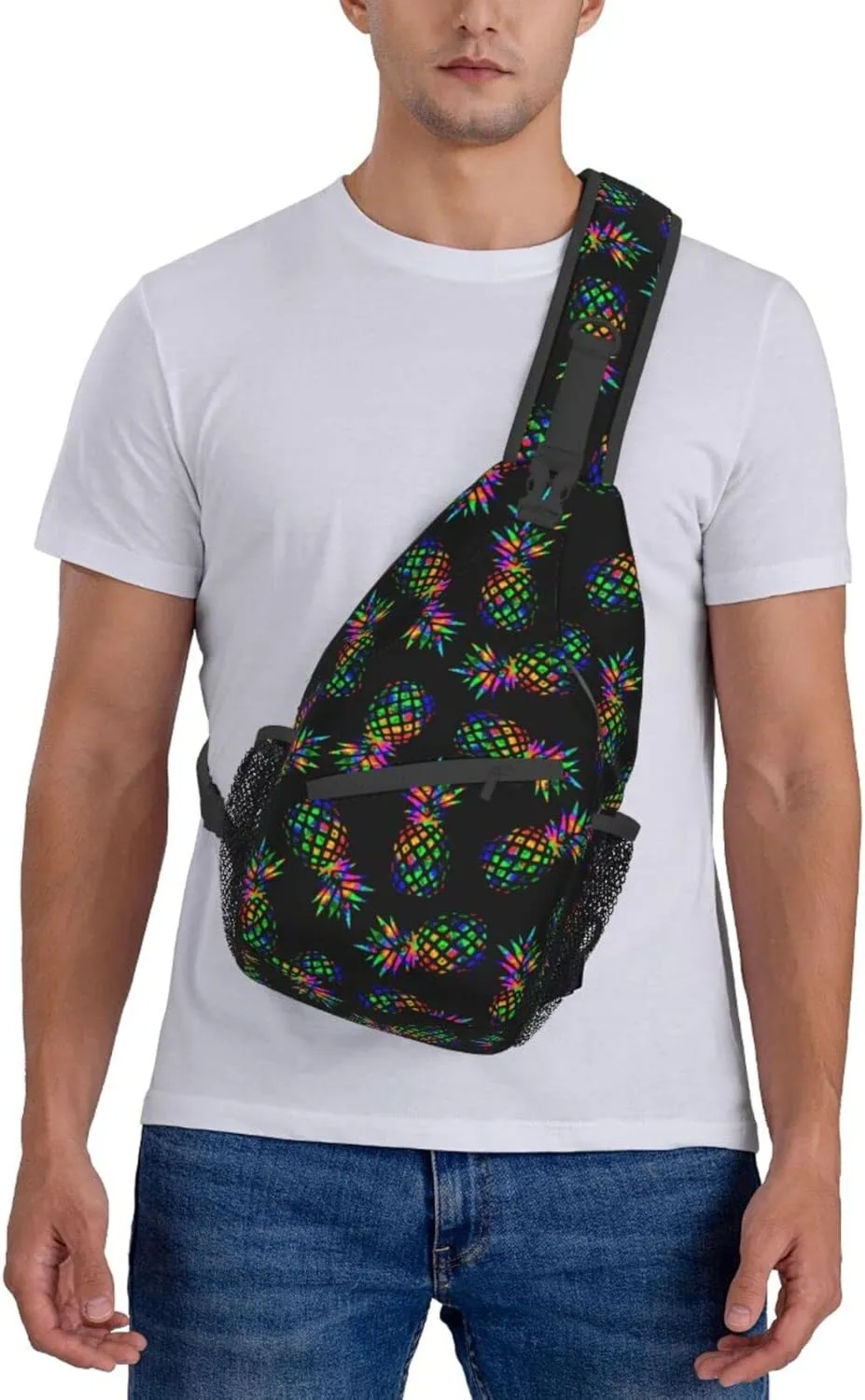 Sling Backpack For Men Hiking Daypack Crossbody Shoulder Bag Travel Chest Pack