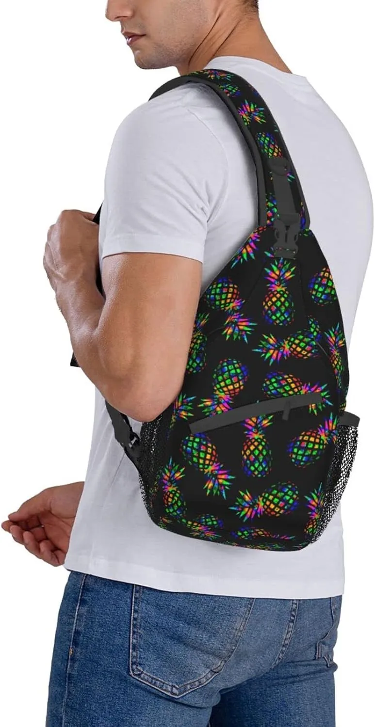 Sling Backpack For Men Hiking Daypack Crossbody Shoulder Bag Travel Chest Pack