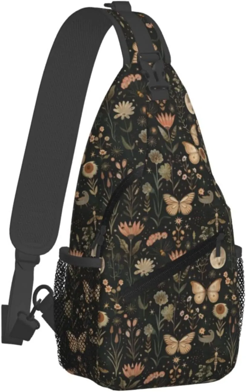 Sling Bag Baseball Vintage Sport Hiking Daypack Crossbody Shoulder Backpack Travel Chest Pack for Men Women