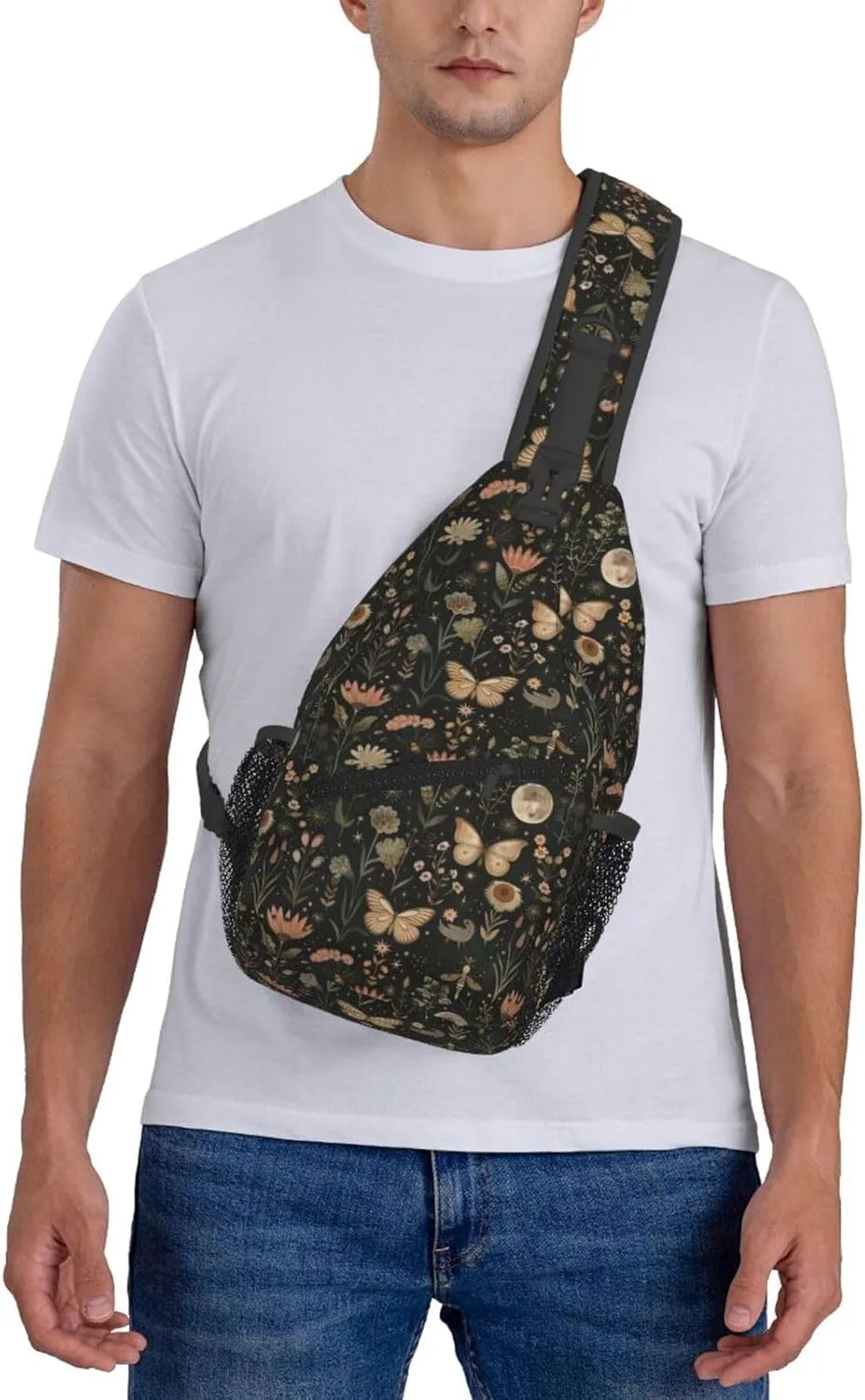 Sling Bag Baseball Vintage Sport Hiking Daypack Crossbody Shoulder Backpack Travel Chest Pack for Men Women