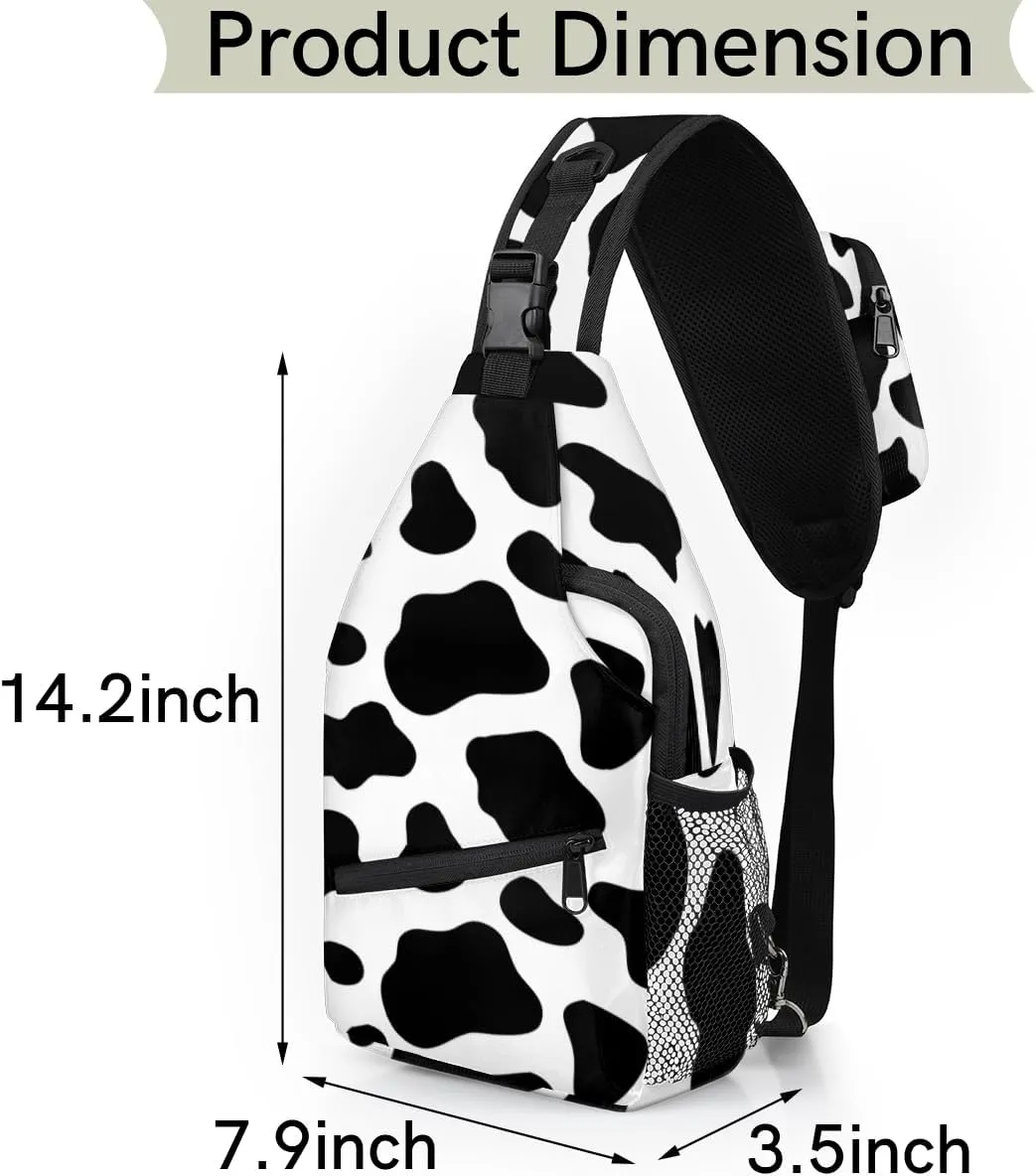 Sling Bag for Women Men Chest Shoulder Backpack Multipurpose Crossbody Bag Lightweight Travel Hiking Daypack