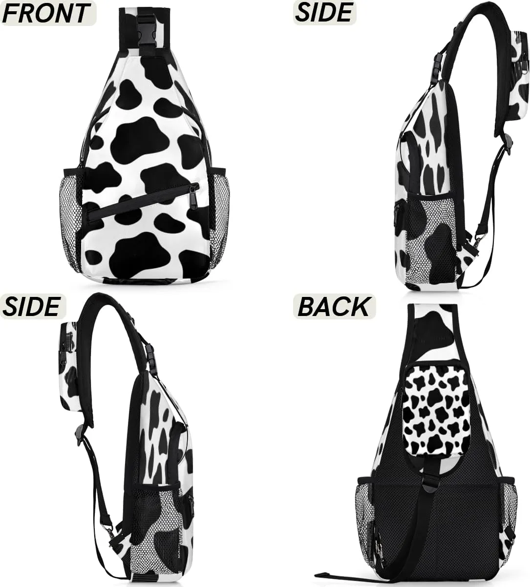 Sling Bag for Women Men Chest Shoulder Backpack Multipurpose Crossbody Bag Lightweight Travel Hiking Daypack