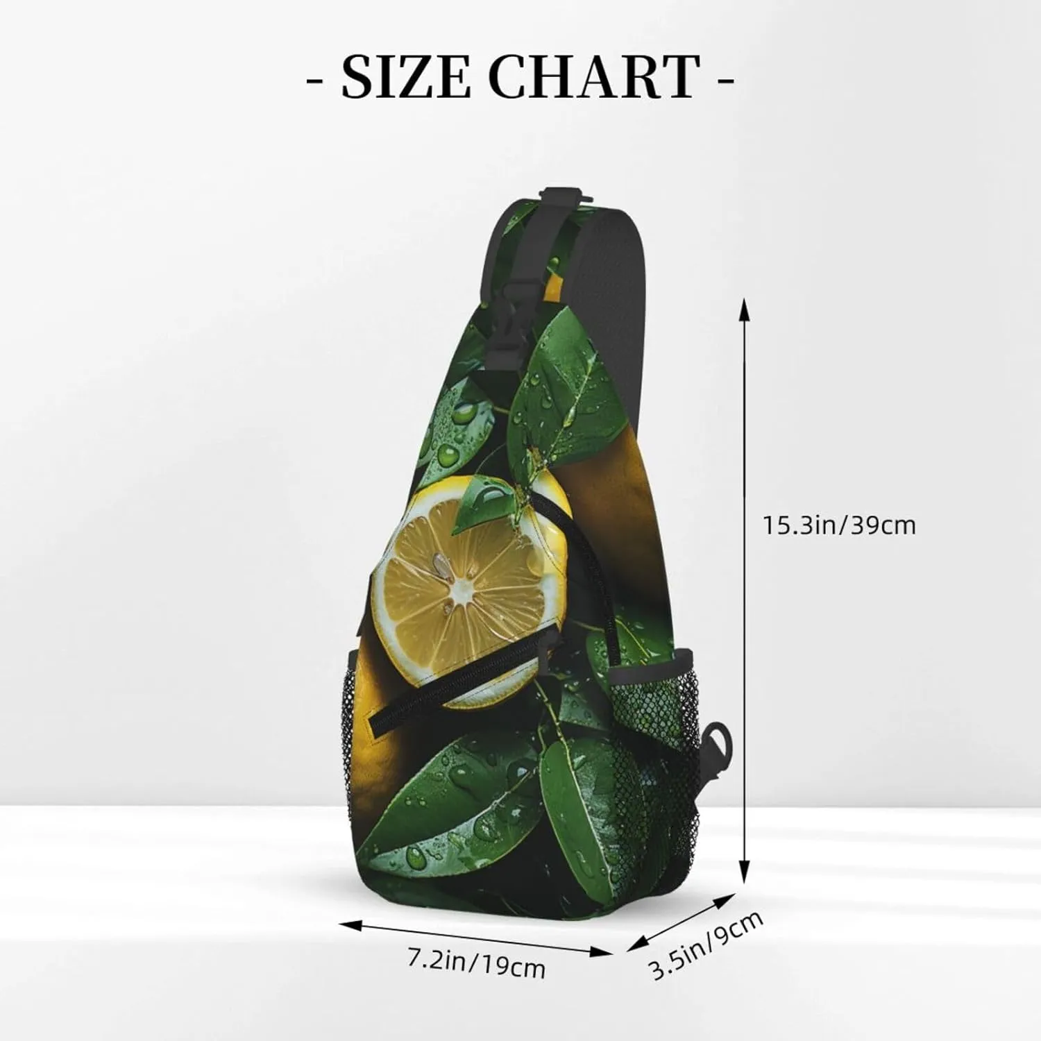 Sling Bag for Women Men Crossbody Bag Sling Backpack Giraffe among flowers Cross Body Bag Adjustable Chest Bag