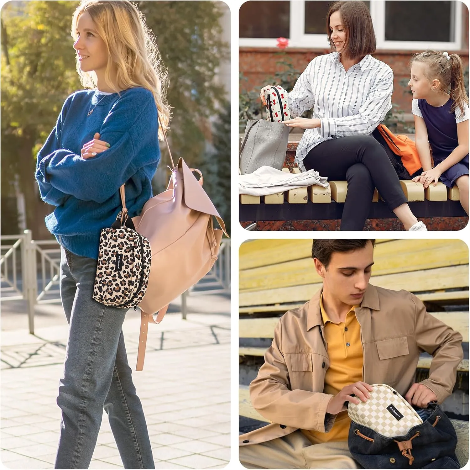 Small Cooler Bag Freezable Lunch Bag for Work School Travel,Leak-proof Small Lunch Bag,Small Insulated Bag For Kids/Adults,Freezer Lunch Bags,Freezable Snack Bag,Mini Lunch Bag Fit For Yogurt