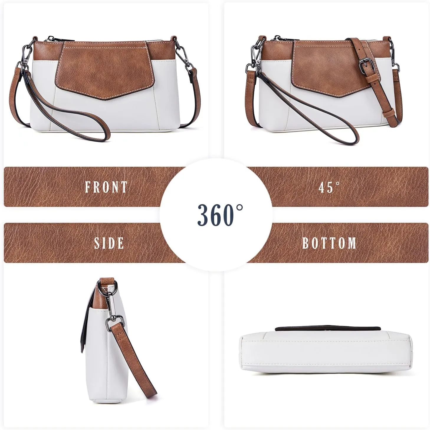 Small Crossbody Bags for Women, Cell Phone Bag Mini Over Wristlets Handbag Wallet Purse with Card Slots