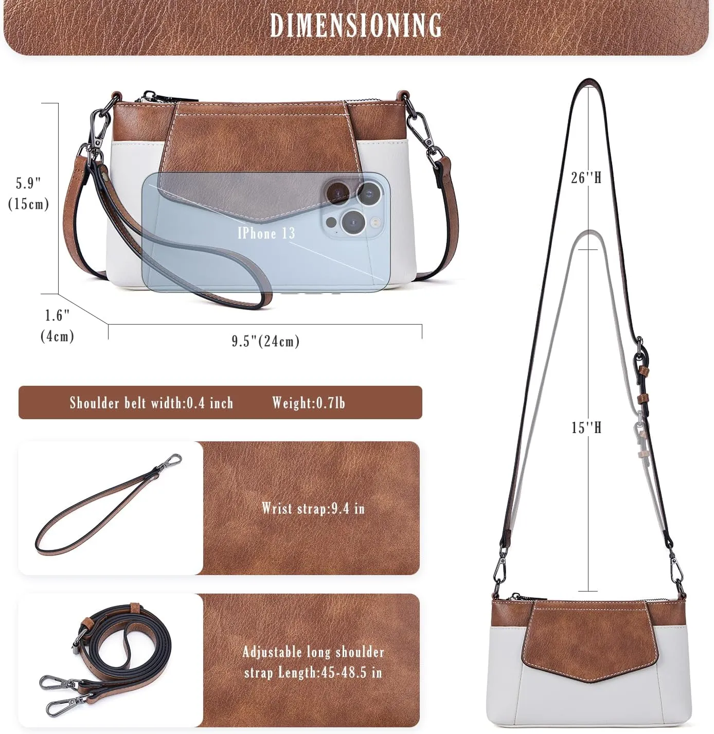 Small Crossbody Bags for Women, Cell Phone Bag Mini Over Wristlets Handbag Wallet Purse with Card Slots