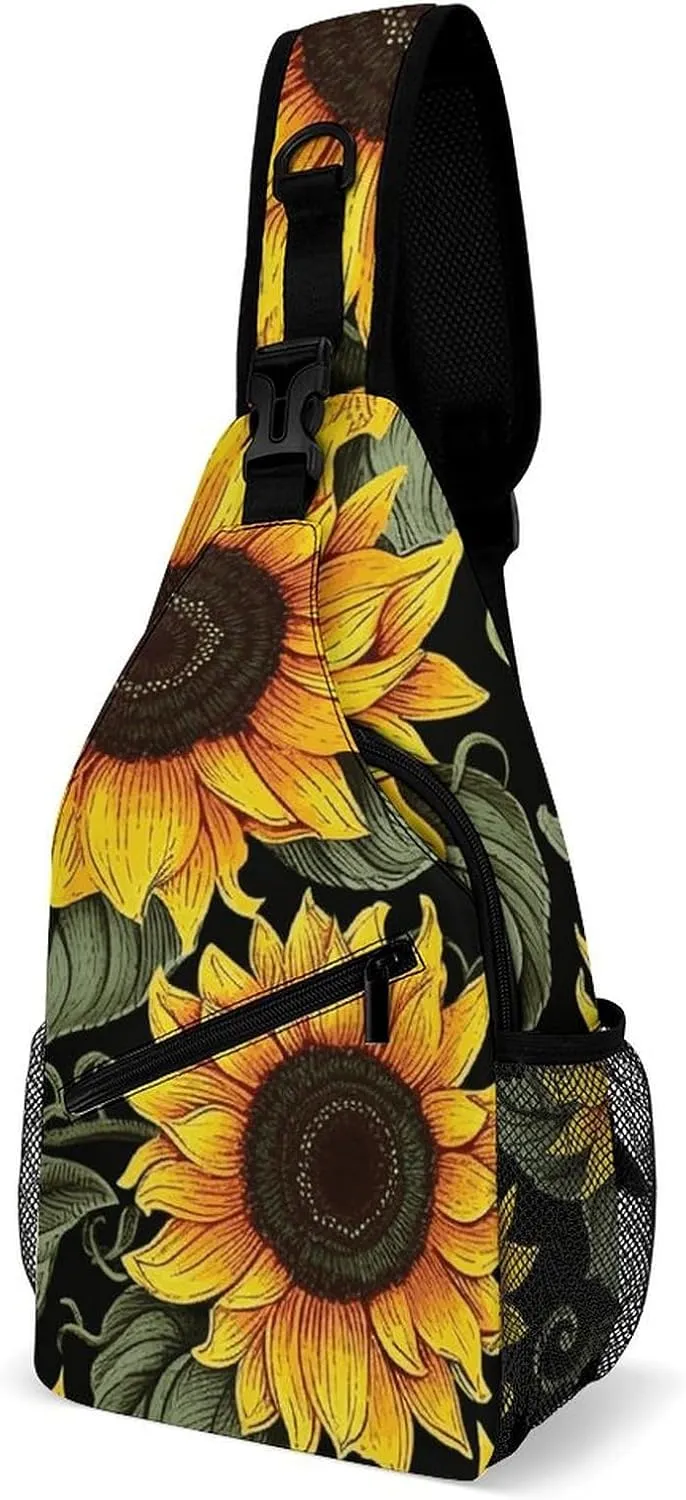 Small Crossbody Sling Backpack Dark And Light Colors Chest Bags for Traveling Chest Fashion Shoulder Bag