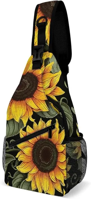 Small Crossbody Sling Backpack Dark And Light Colors Chest Bags for Traveling Chest Fashion Shoulder Bag