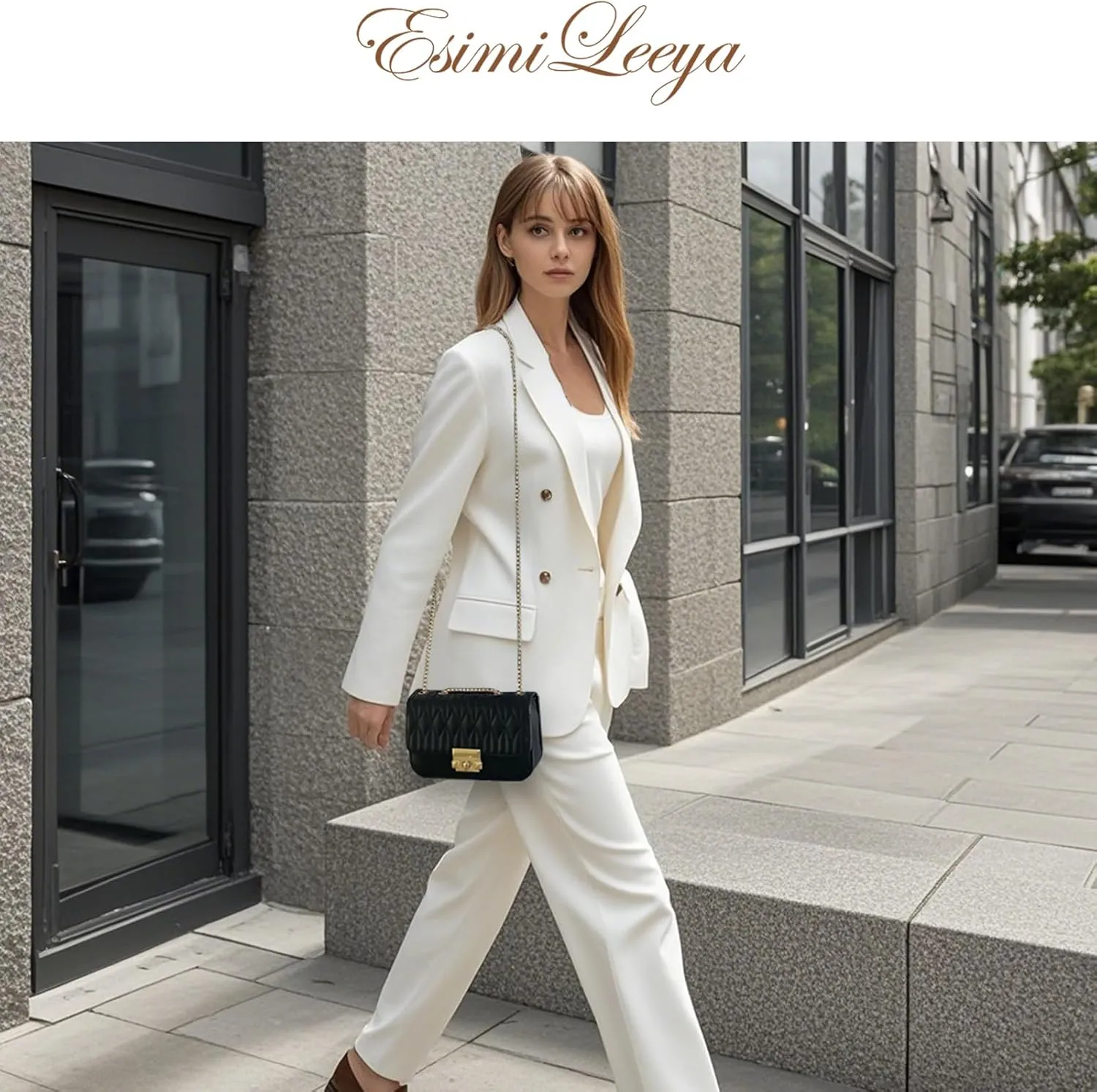 Small Mini Handbags for Women with Golden Chain Cross Body Purses for Women