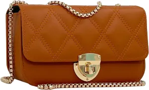 Small Mini Handbags for Women with Golden Chain Cross Body Purses for Women