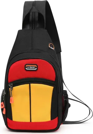 Small Sling Bag Crossbody Backpack for Men Women Sling Backpack Hiking Daypack Multipurpose Cross Body Chest Bag