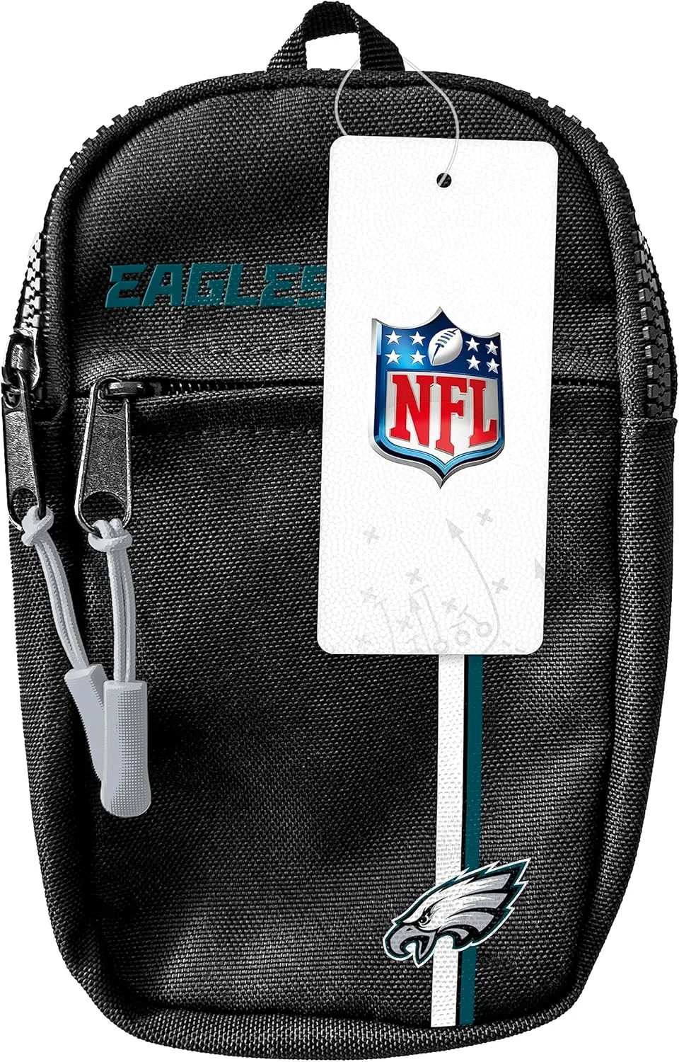 SOAR Unisex Crossbody Tech Adjustable Strap Travel Backpack Officially Licensed NFL, Mini Sling Bag