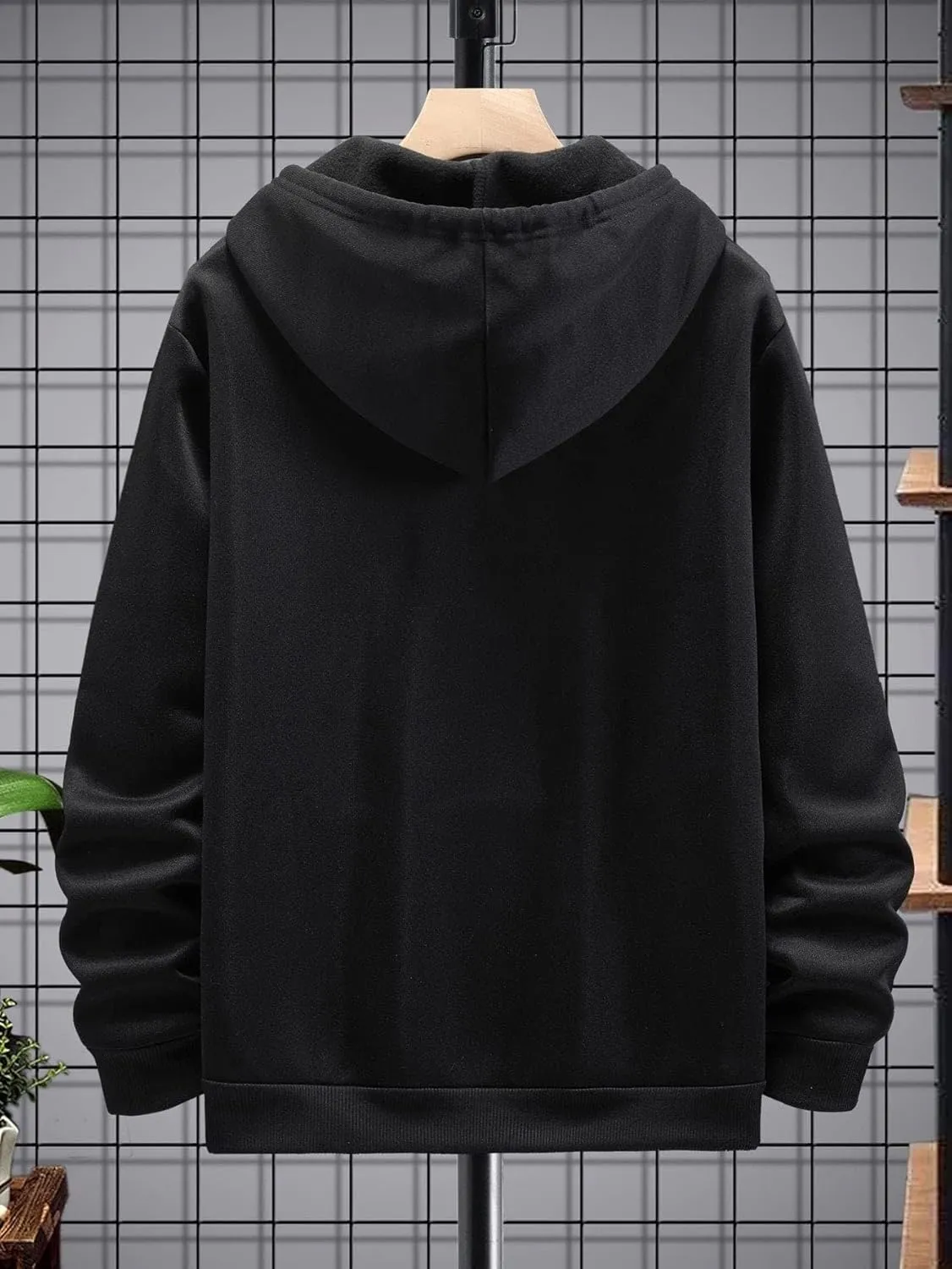 SOLY HUX Men's Floral Print Casual Graphic Hoodies Drawstring Long Sleeve Pullover Sweatshirt