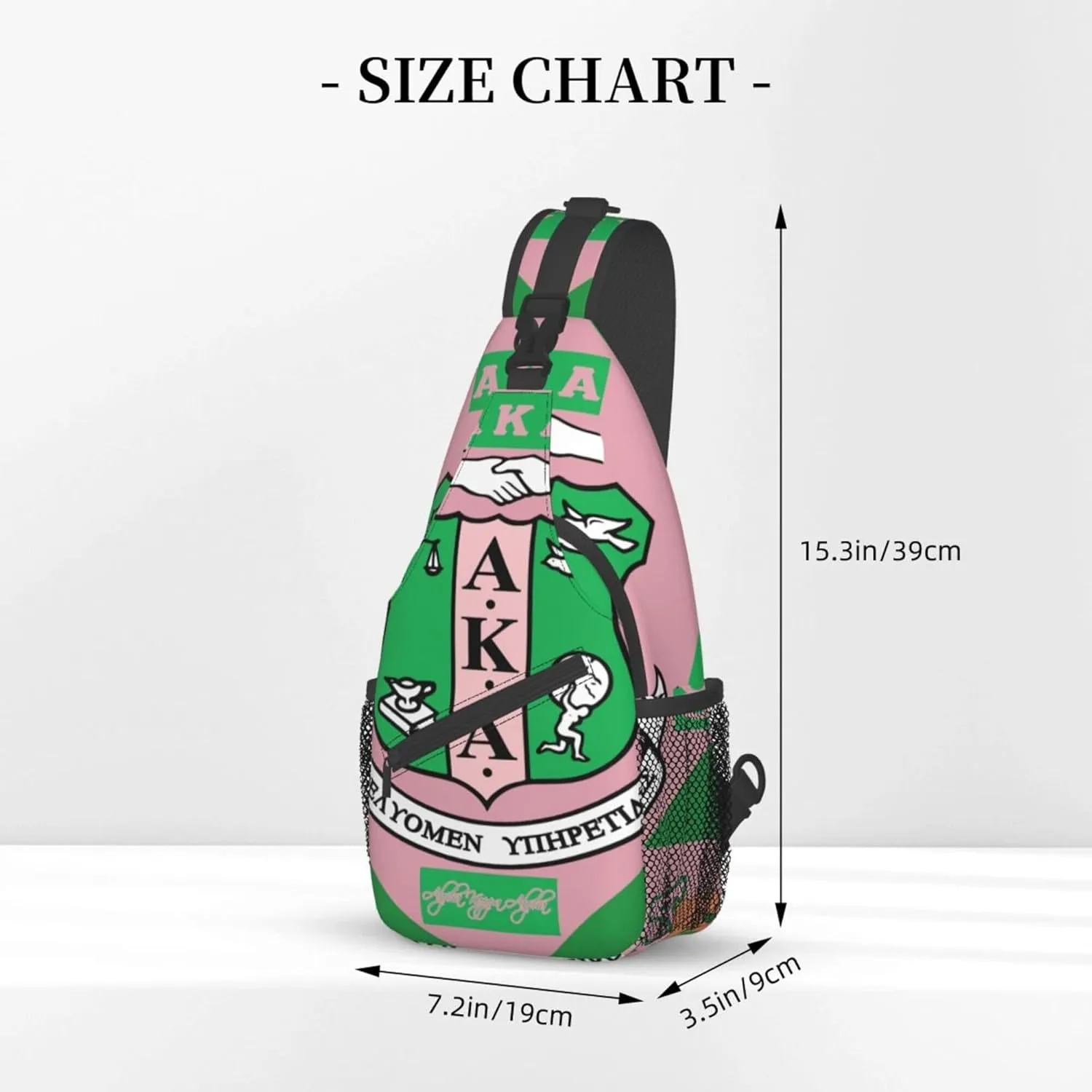 Sorority Gifts Unisex Crossbody Backpack Sling Bag chest bag for Hiking Traveling Outdoor Daypack