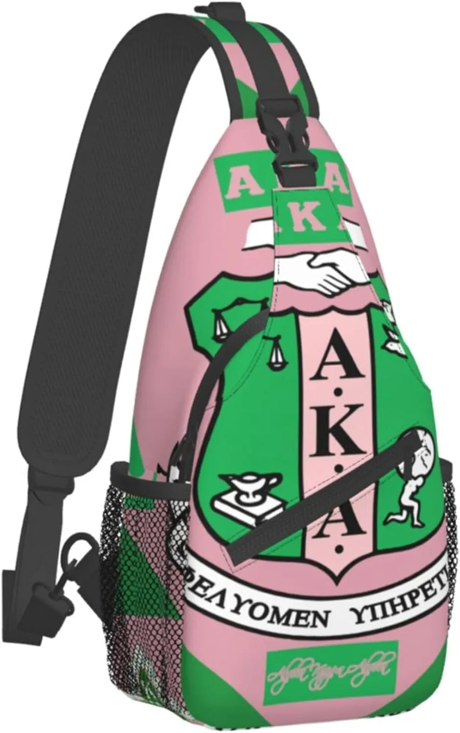 Sorority Gifts Unisex Crossbody Backpack Sling Bag chest bag for Hiking Traveling Outdoor Daypack