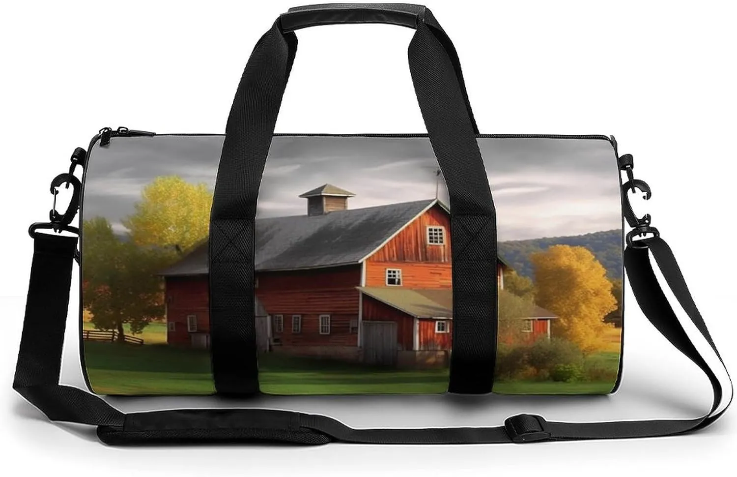 Sports Gym Bag for Women Men Travel Duffel Bag Barn Weekender Bag Canvas Carry on Overnight Bag for Travel Swimming Fitness Workout Sports Duffle Bag