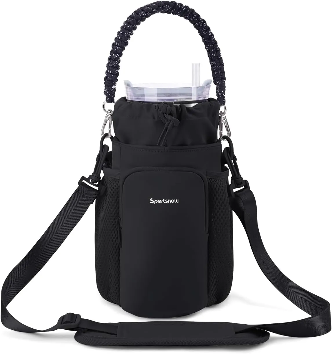sportsnew Water Bottle Bag Holder Fit for 30/40oz Stanley Brumate era Simple Modern and 32/40/64 oz Without Handle Bottle