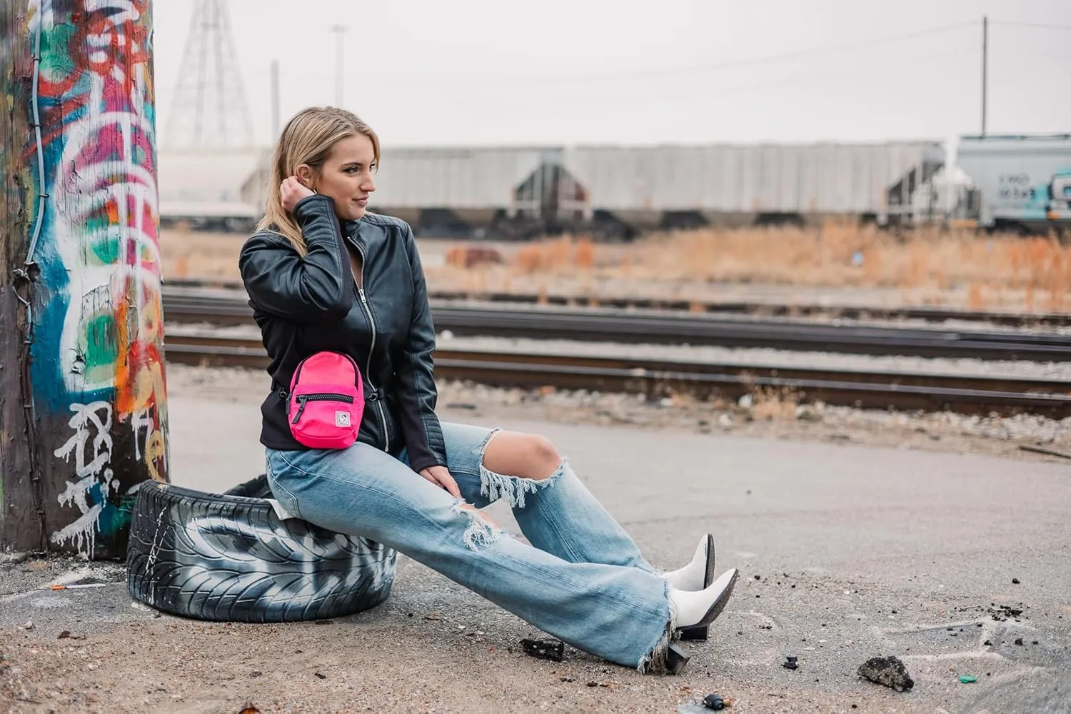 Stargazer Mini Convertible Backpack - Mondo - Black