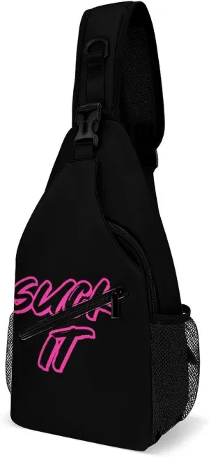 Suck It Casual Sling Bag Backpack Travel Shoulder Chest Crossbody Bags Adjustable Daypack Unisex