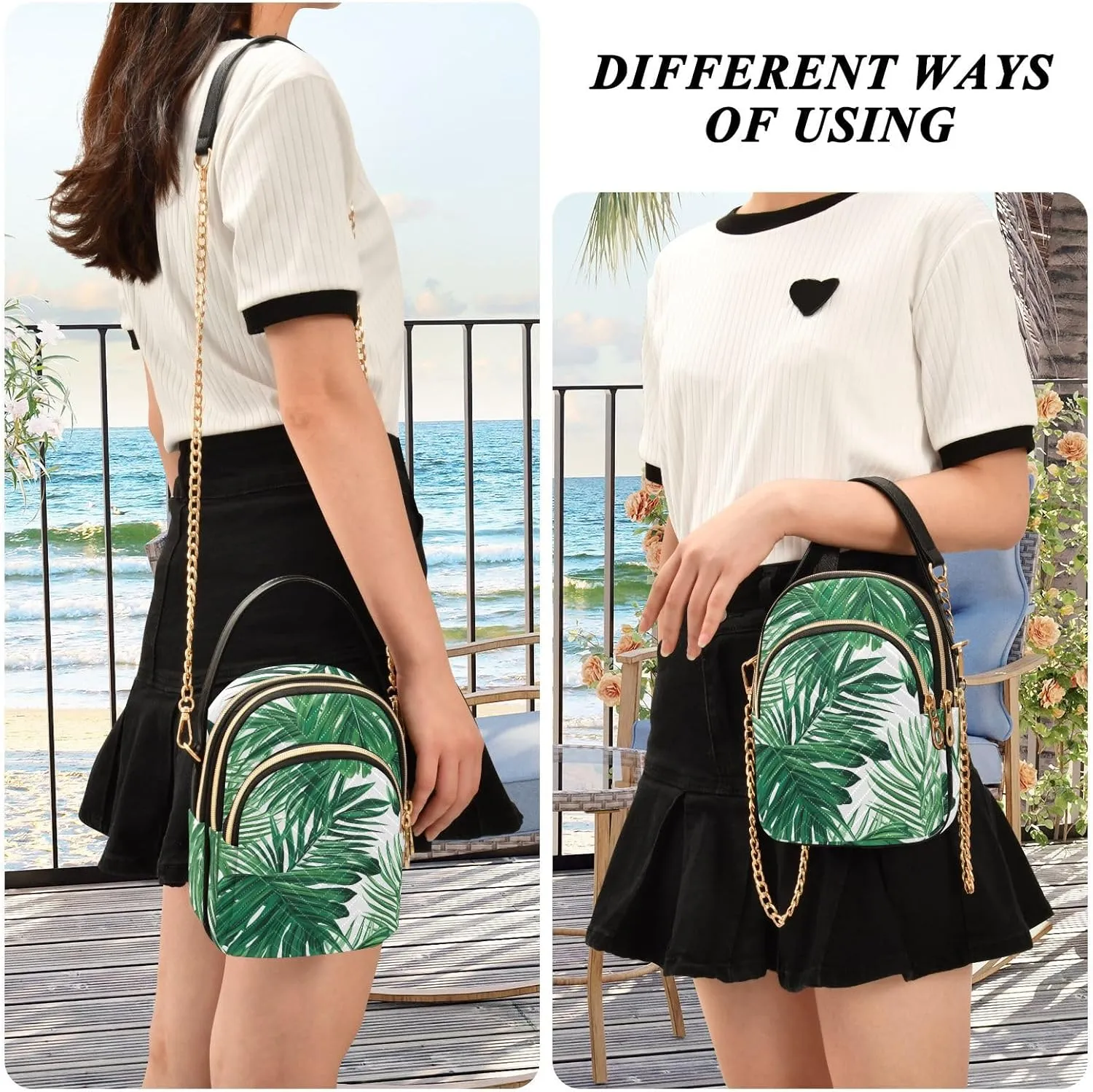 Sunrise Horse on Field of Sunflowers Ladies Sling Bag Crossbody, Women Crossbody Bag, Crossbody Bags for Women