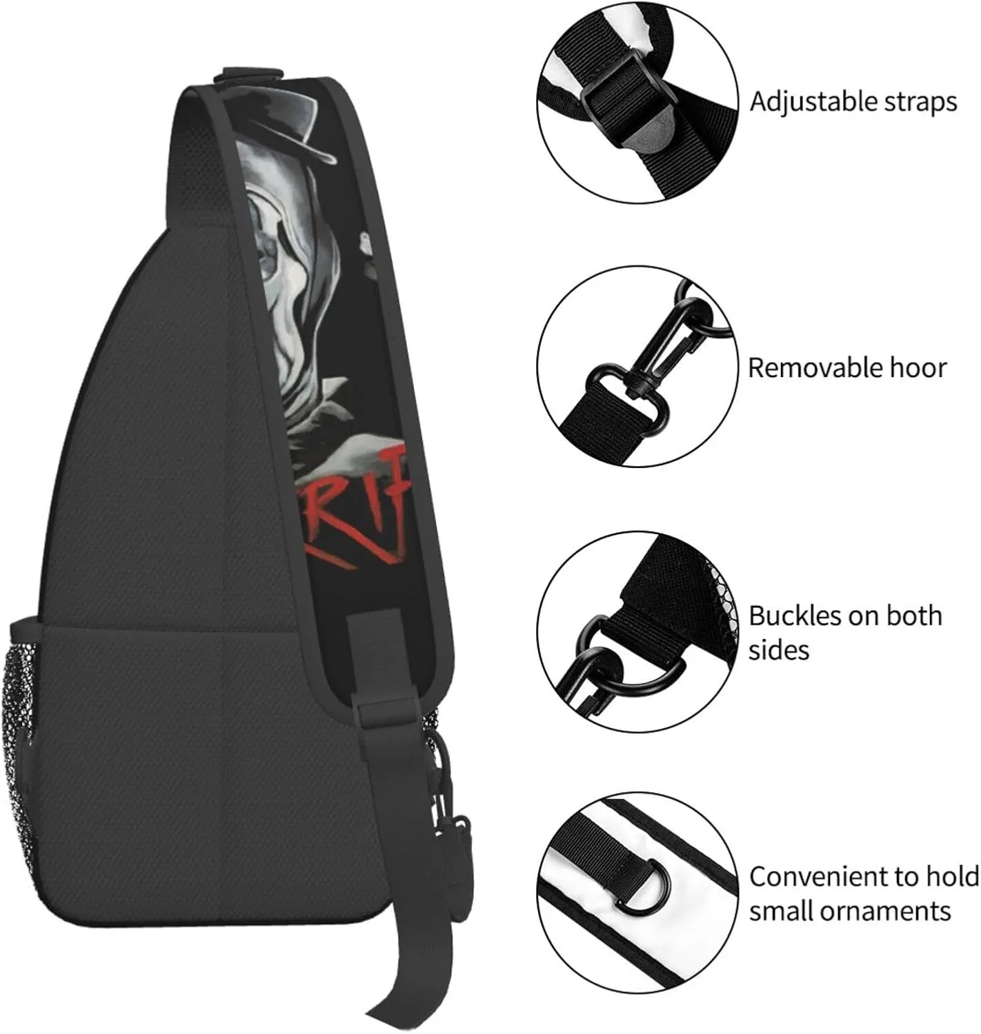 T-errifier crossbody sling backpack sling bag multipurpose travel