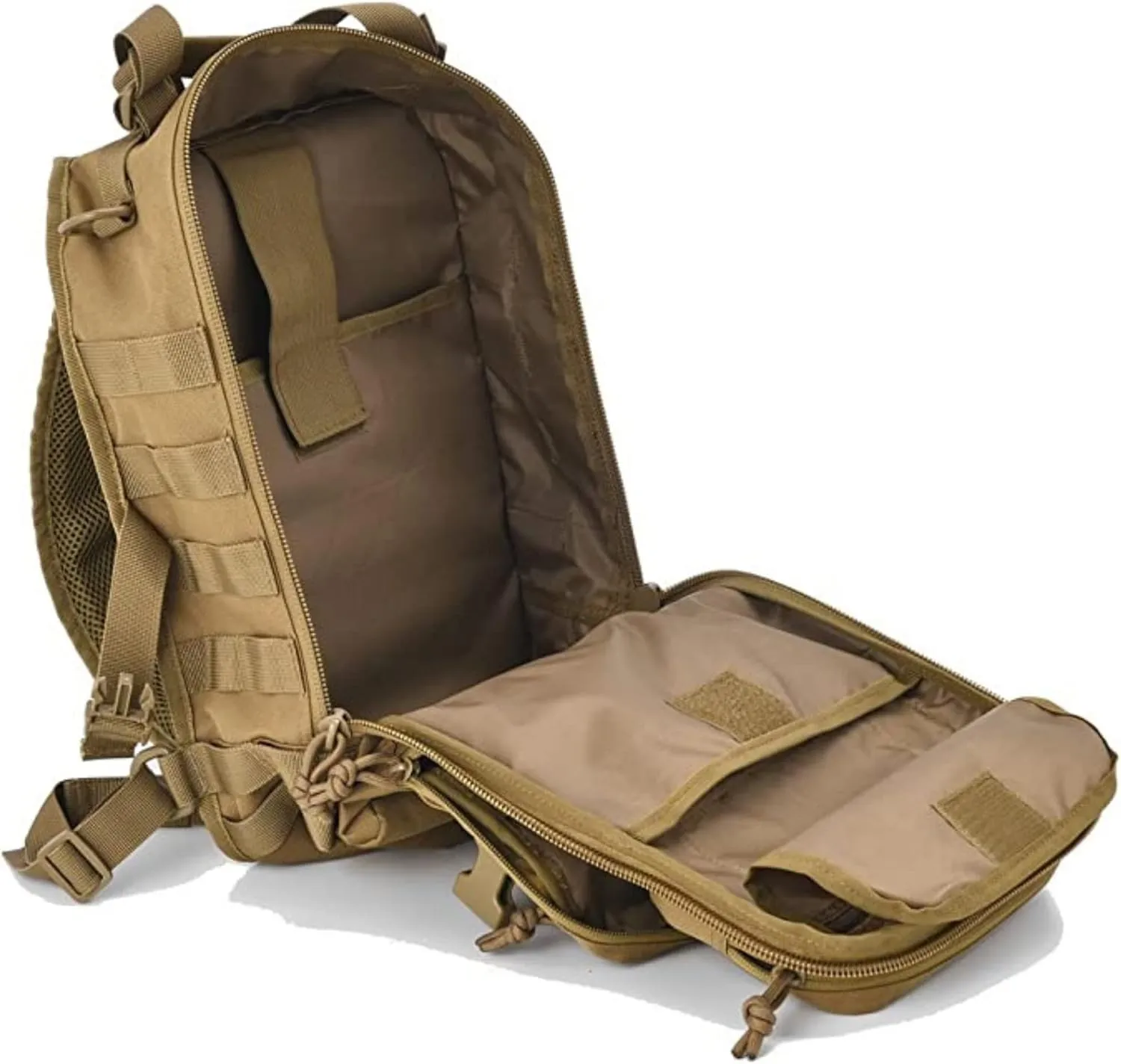 Tactical Military Sling Backpack 15L Shoulder Bag Molle Outdoor Daypack Backpack with Adjustable Strap