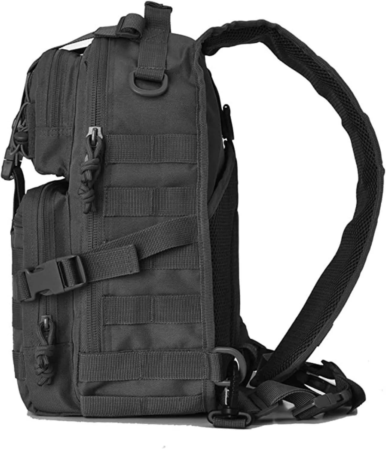 Tactical Military Sling Backpack 15L Shoulder Bag Molle Outdoor Daypack Backpack with Adjustable Strap