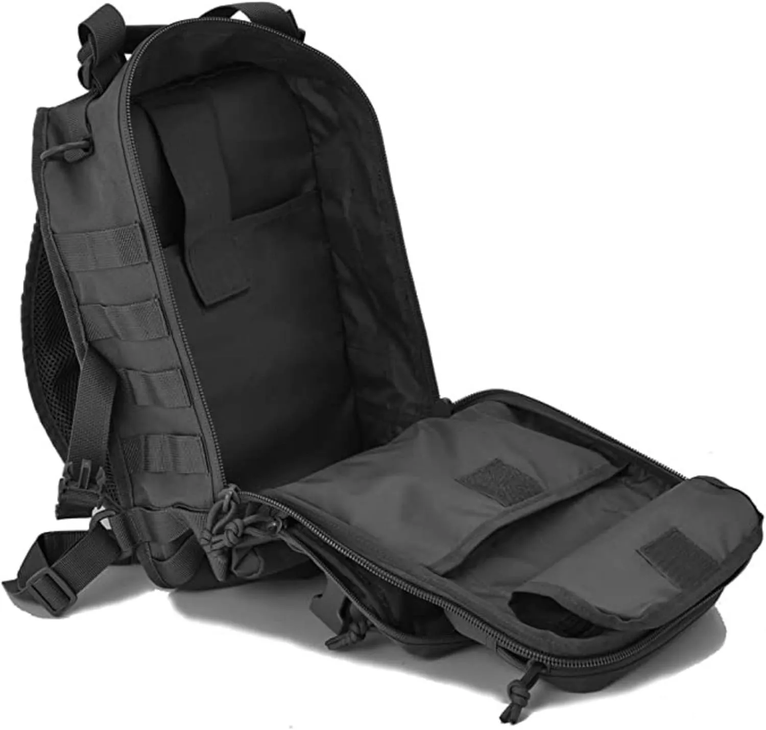 Tactical Military Sling Backpack 15L Shoulder Bag Molle Outdoor Daypack Backpack with Adjustable Strap