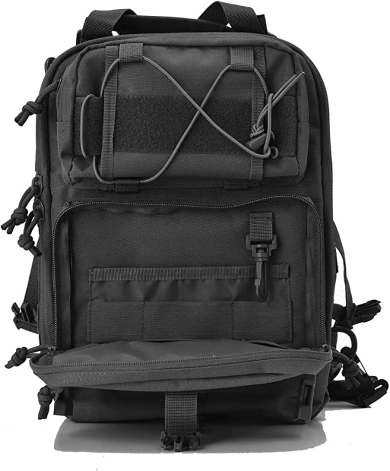 Tactical Military Sling Backpack 15L Shoulder Bag Molle Outdoor Daypack Backpack with Adjustable Strap
