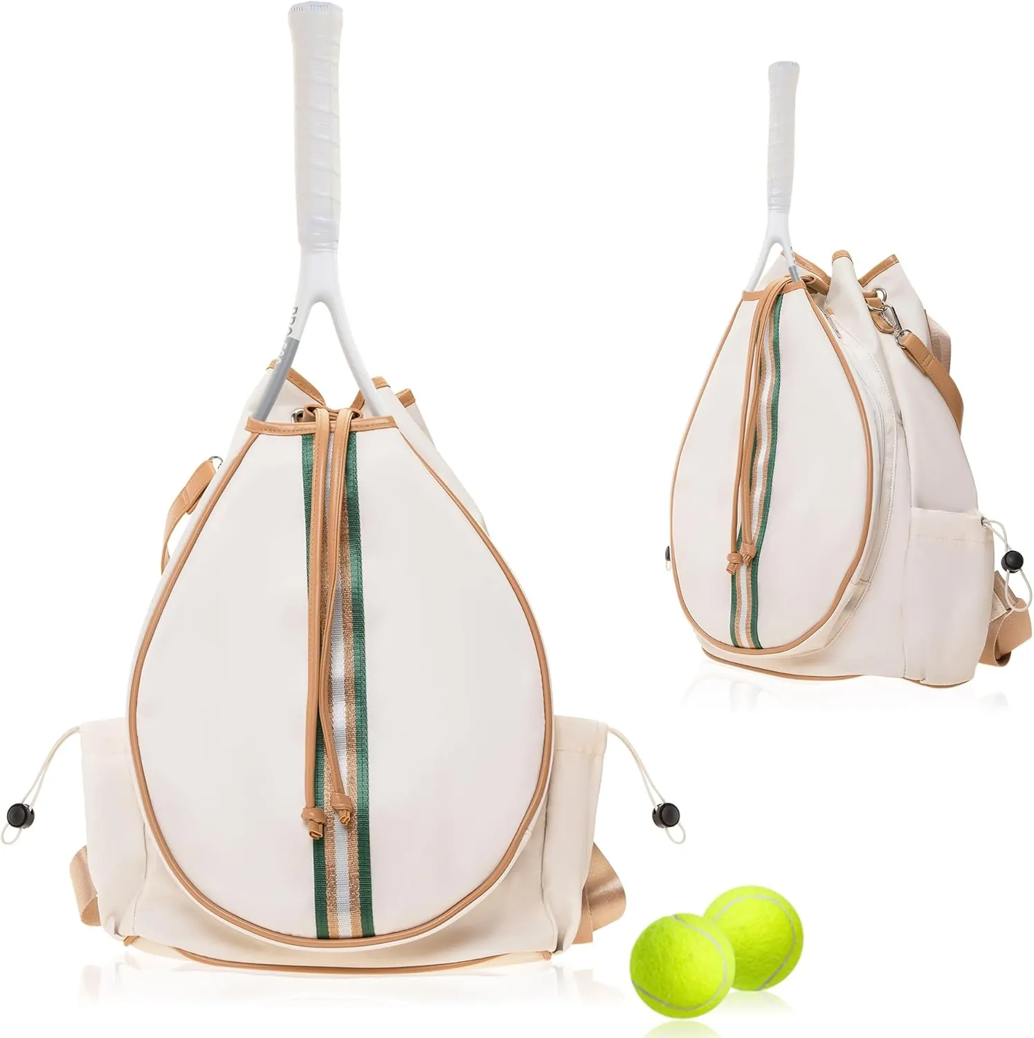 Tennis Bag Tennis Backpack for Women - Racket Pouch Case Pickleball, Badminton, Squash Sports Racquet Convertible Shoulder Tote Strap Stylish Design, Large Compartment Storage
