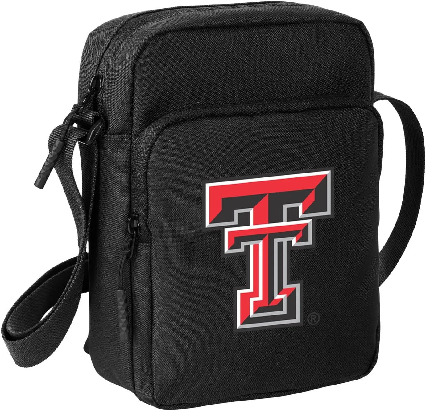 Texas Tech Travel Bag TTU Crossbody Sling Pack for Sports Workout Running Festival Waist Pack Black