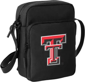 Texas Tech Travel Bag TTU Crossbody Sling Pack for Sports Workout Running Festival Waist Pack Black