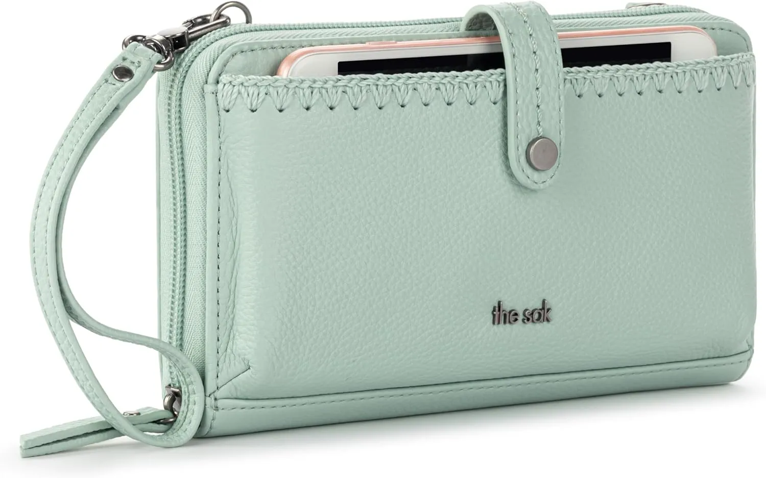 The Sak Iris Smartphone Crossbody Purse - Women's Cellphone Bag & Wallet For Everyday - Convertible Wristlet With Zipper