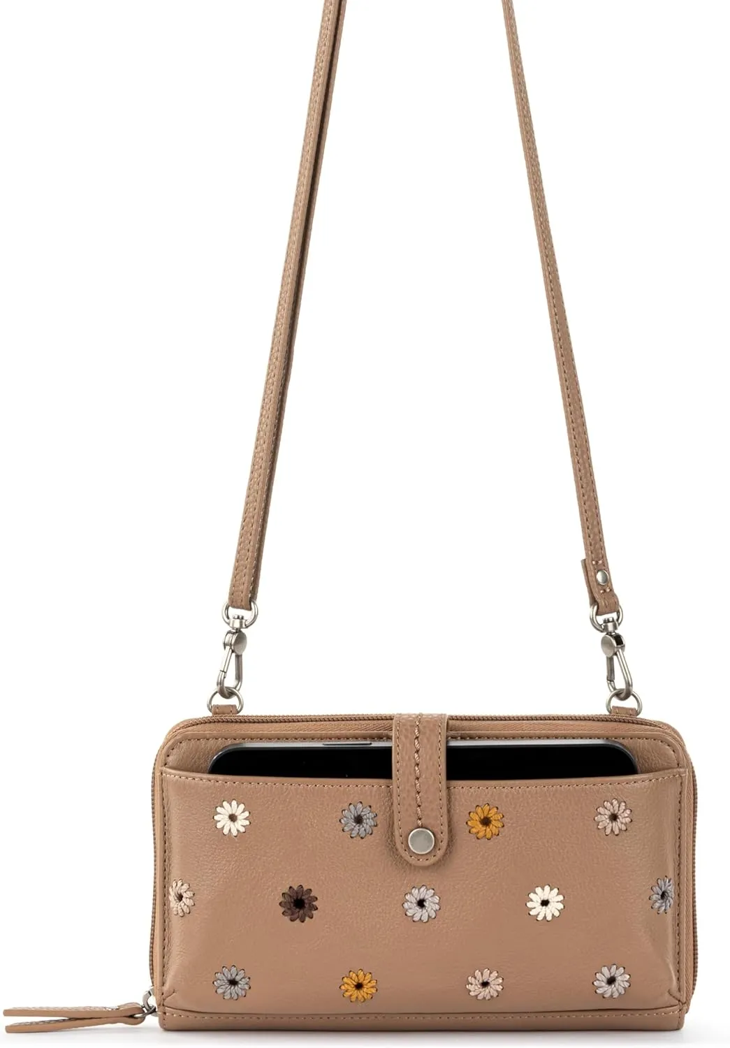 The Sak Iris Smartphone Crossbody Purse - Women's Cellphone Bag & Wallet For Everyday - Convertible Wristlet With Zipper