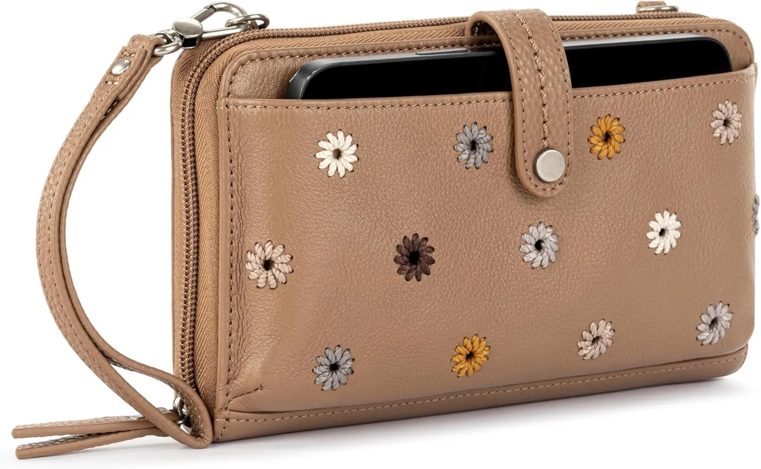 The Sak Iris Smartphone Crossbody Purse - Women's Cellphone Bag & Wallet For Everyday - Convertible Wristlet With Zipper