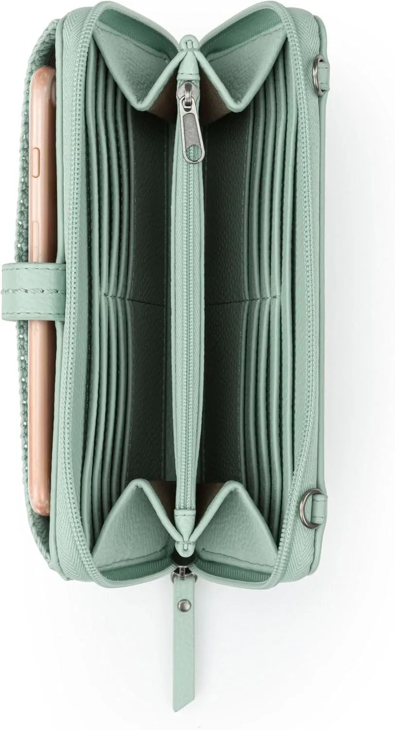 The Sak Iris Smartphone Crossbody Purse - Women's Cellphone Bag & Wallet For Everyday - Convertible Wristlet With Zipper