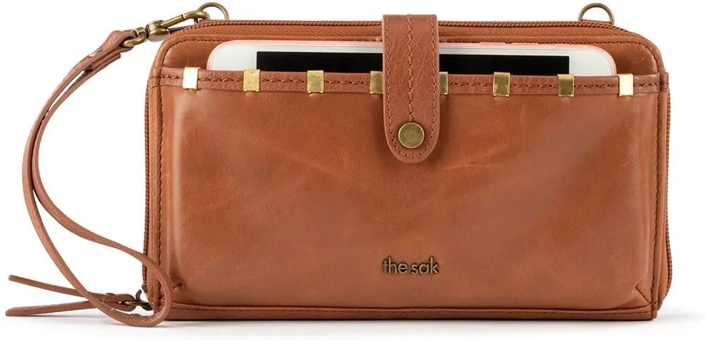 The Sak Iris Smartphone Crossbody Purse - Women's Cellphone Bag & Wallet For Everyday - Convertible Wristlet With Zipper