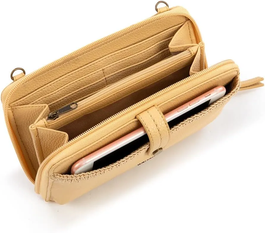 The Sak Iris Smartphone Crossbody Purse - Women's Cellphone Bag & Wallet For Everyday - Convertible Wristlet With Zipper