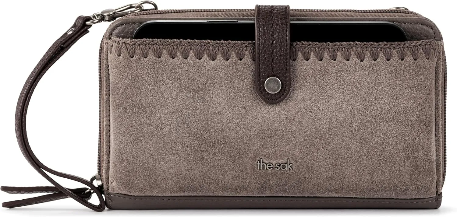 The Sak Iris Smartphone Crossbody Purse - Women's Cellphone Bag & Wallet For Everyday - Convertible Wristlet With Zipper