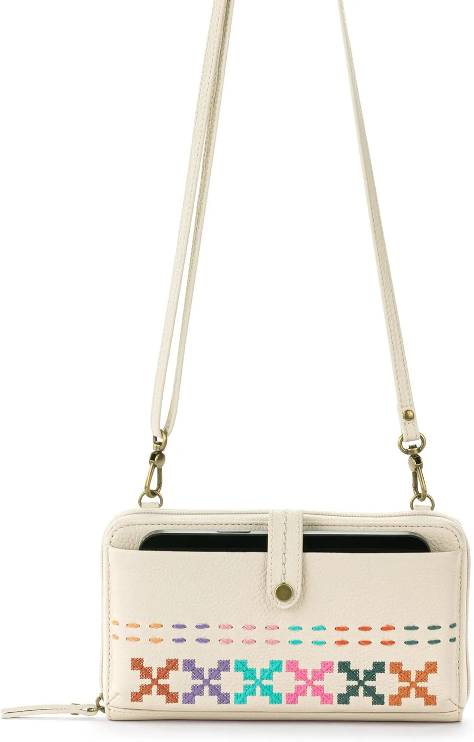 The Sak Iris Smartphone Crossbody Purse - Women's Cellphone Bag & Wallet For Everyday - Convertible Wristlet With Zipper