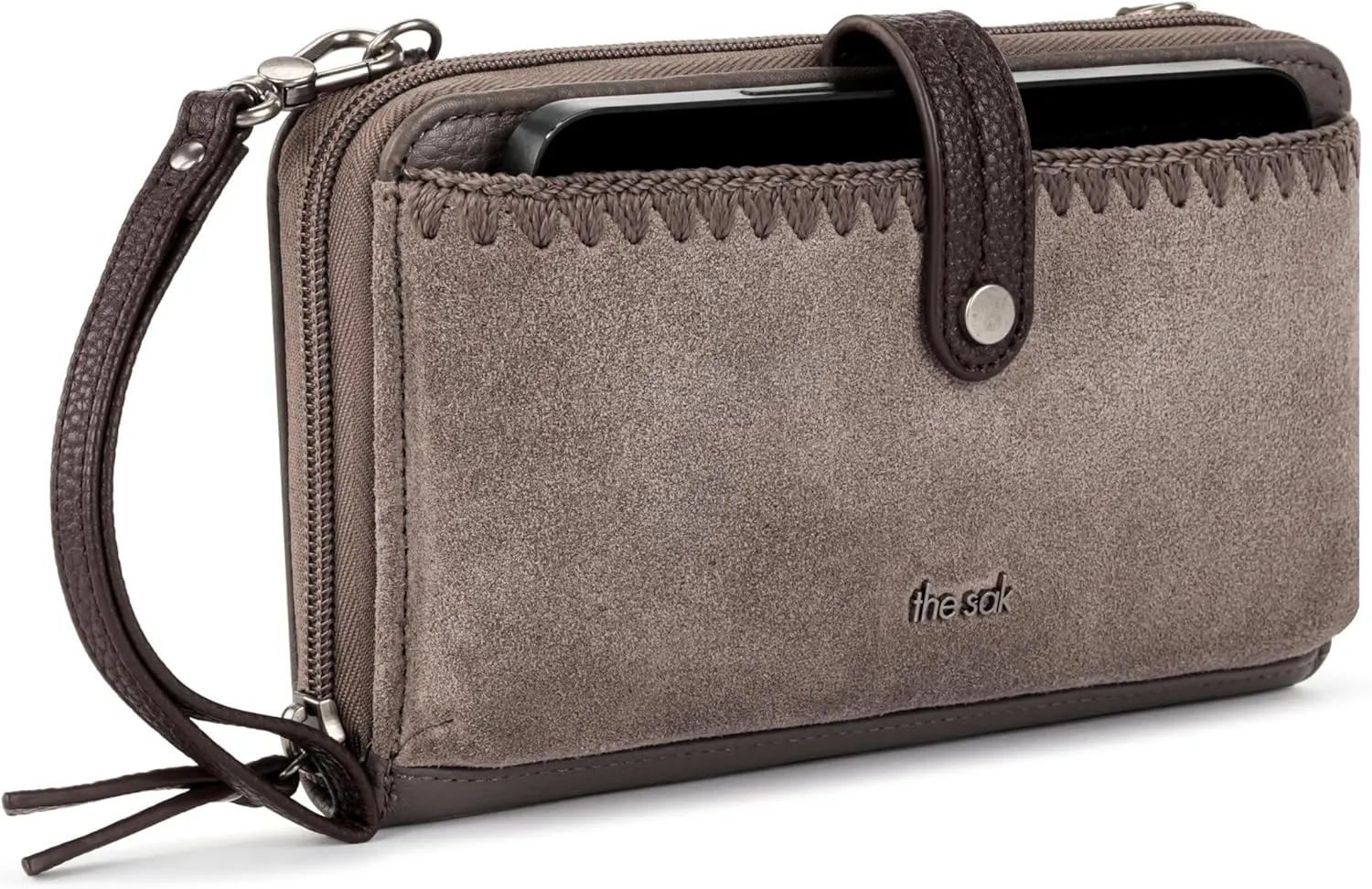 The Sak Iris Smartphone Crossbody Purse - Women's Cellphone Bag & Wallet For Everyday - Convertible Wristlet With Zipper