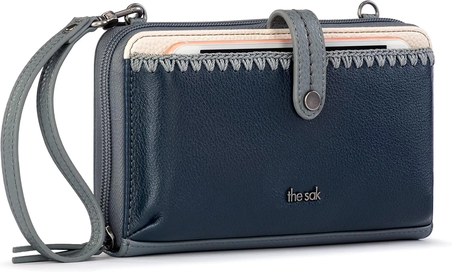 The Sak Iris Smartphone Crossbody Purse - Women's Cellphone Bag & Wallet For Everyday - Convertible Wristlet With Zipper